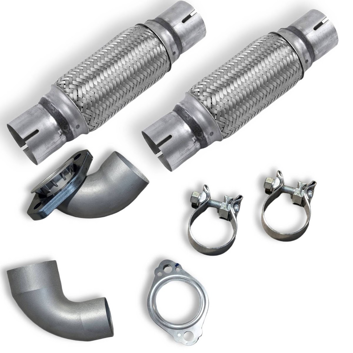 Bostig RG9+ 316 stainless downpipe with easy-swap flex coupler